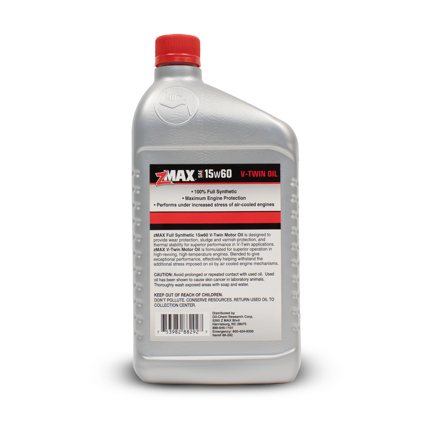 zMAX 15w60 V-Twin Oil SYN (32oz) - Case of 12