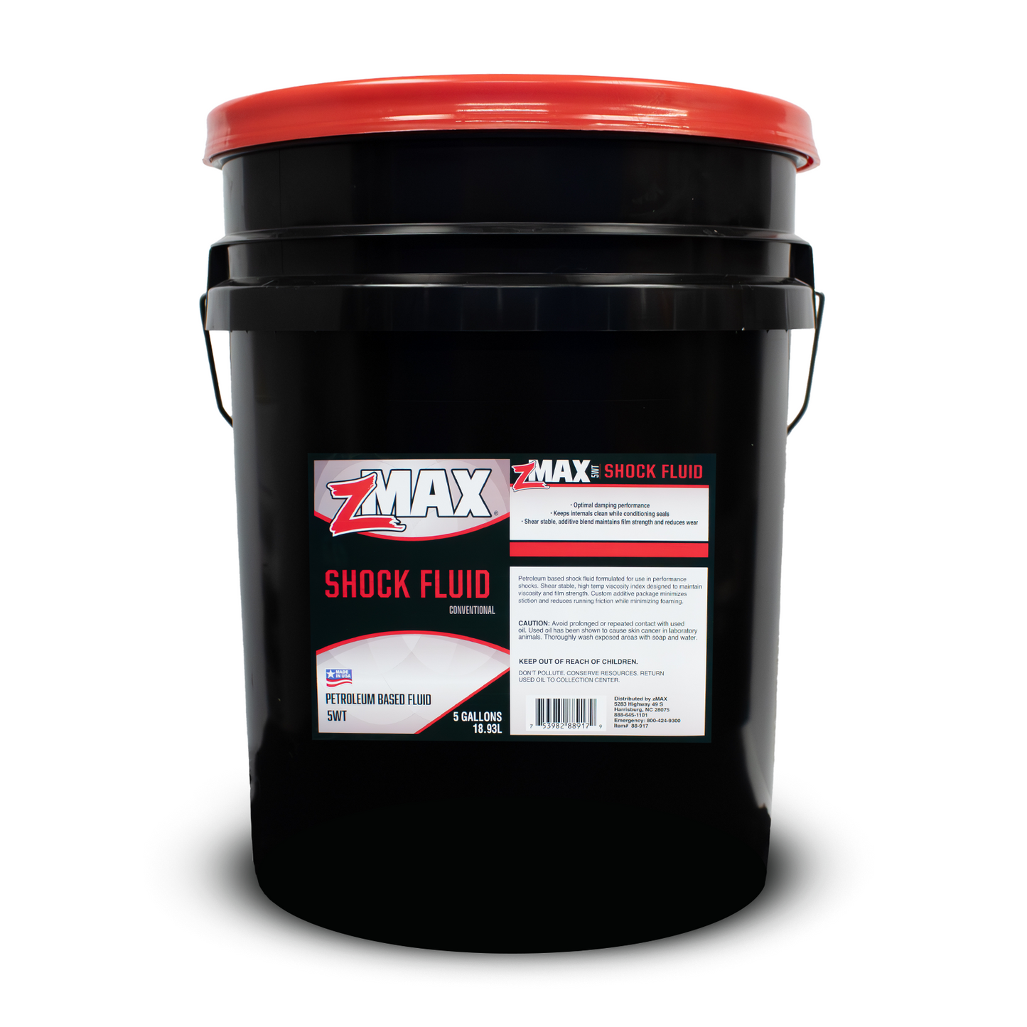 zMAX Shock Fluid 5wt Convl (5G) - Case of 1