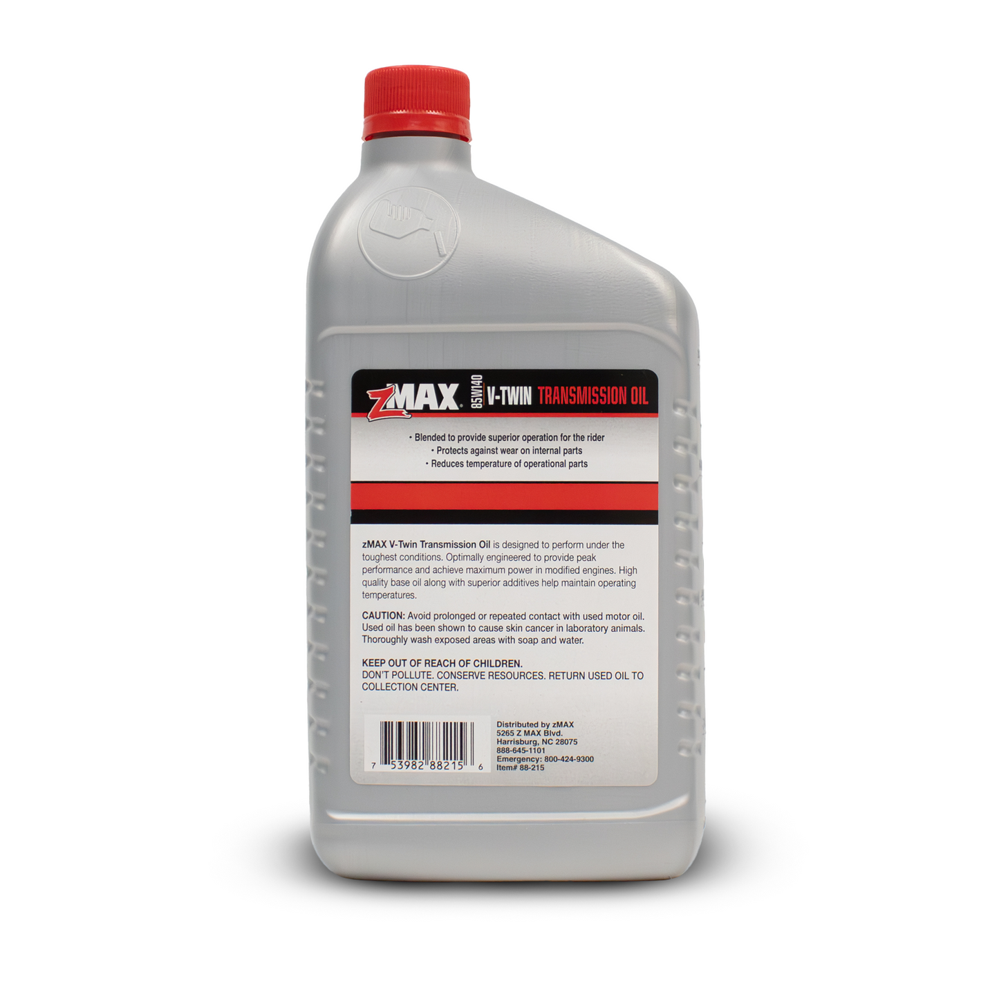 zMAX V-TWIN Trans. Oil 85w140 (32oz) - Case of 12