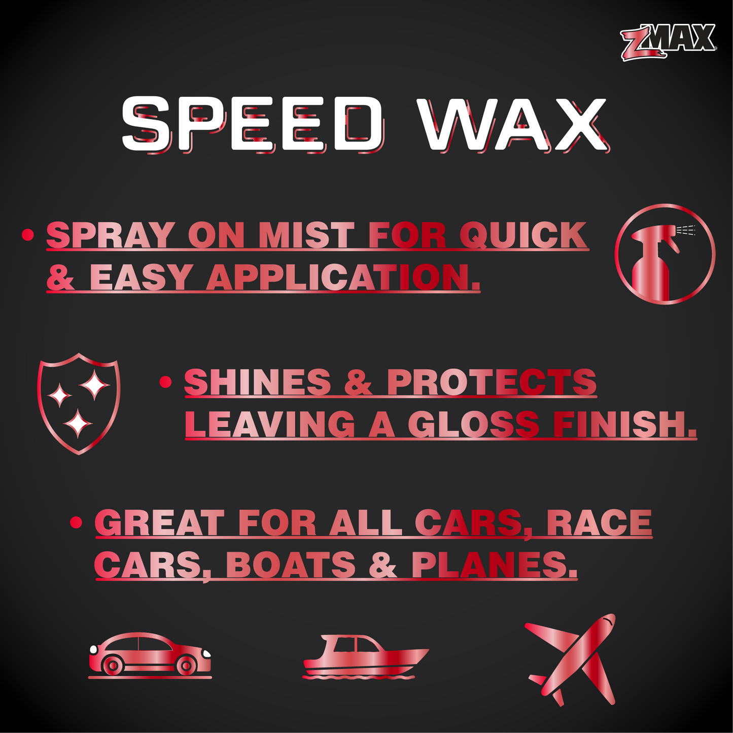 zMAX Speed Wax (24oz) - Case of 12