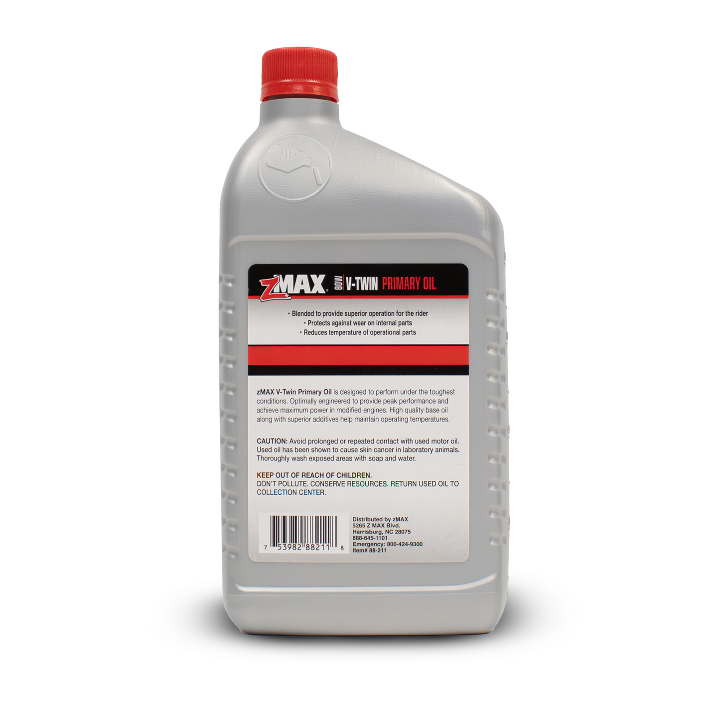 zMAX V-TWIN Primary Oil 80w (32oz) - Case of 12