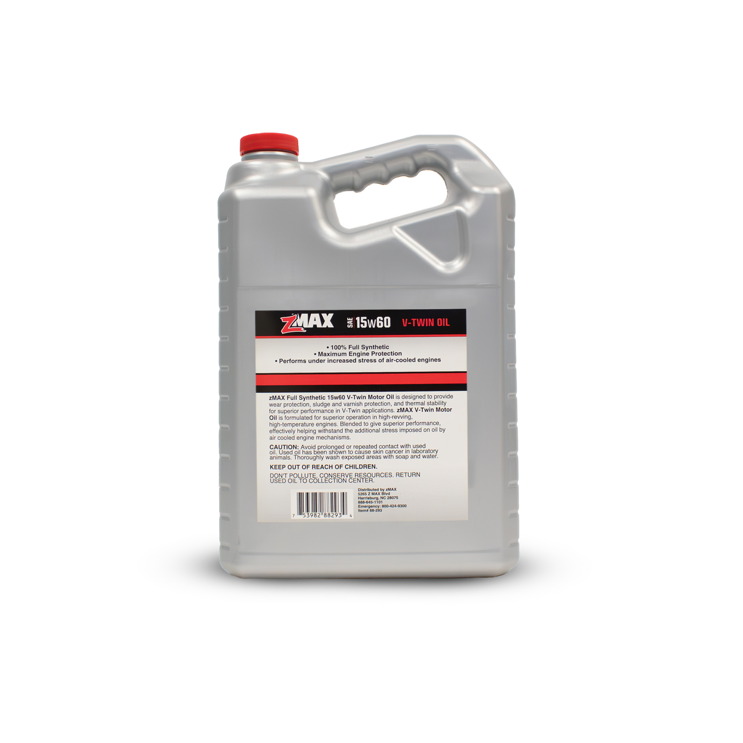 zMAX 15w60 V-Twin Oil SYN (1G) - Case of 4