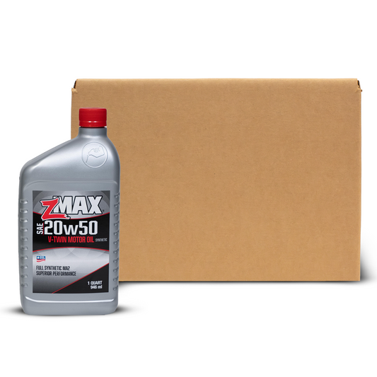 zMAX 20w50 V-Twin Motor Oil (32oz) - Case of 12