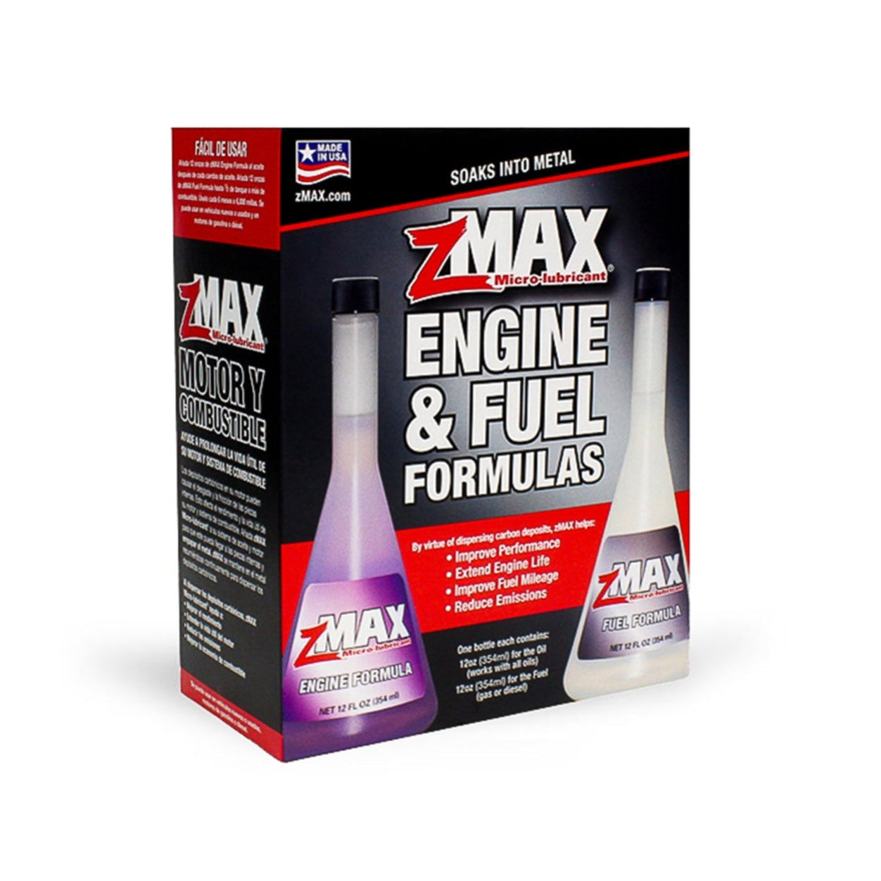 zMAX Engine and Fuel Formulas