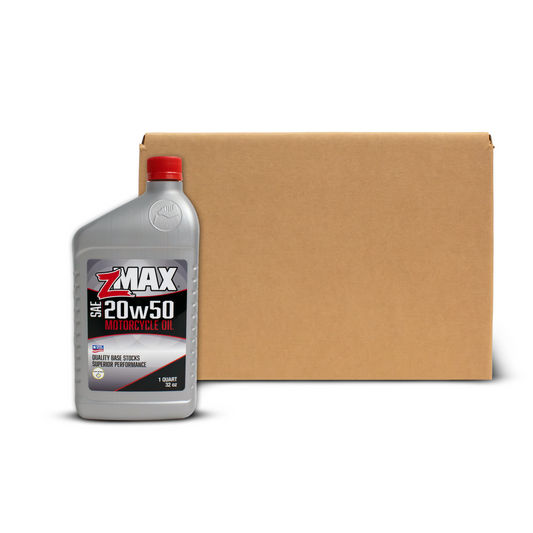 zMAX 20w50 Motorcycle Oil (32oz) - Case of 12