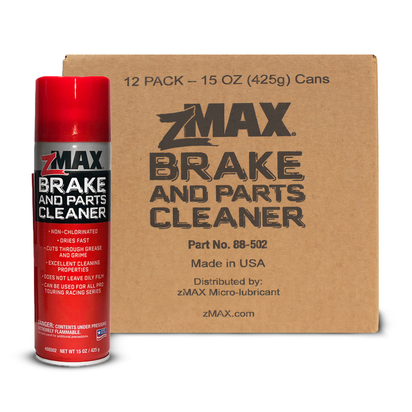 zMAX Brake & Parts Cleaner (15oz) - Case of 12